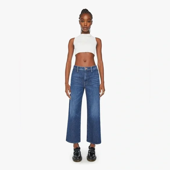 MOTHER Dodger Prep Ankle Jeans in Yee Haw 25